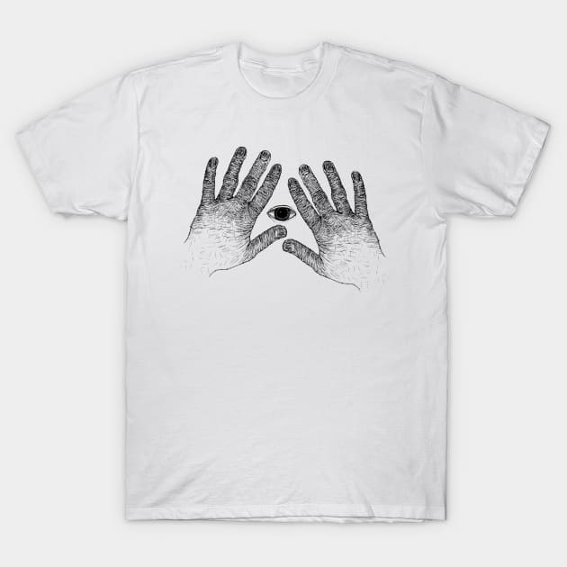 Hands T-Shirt by msmart